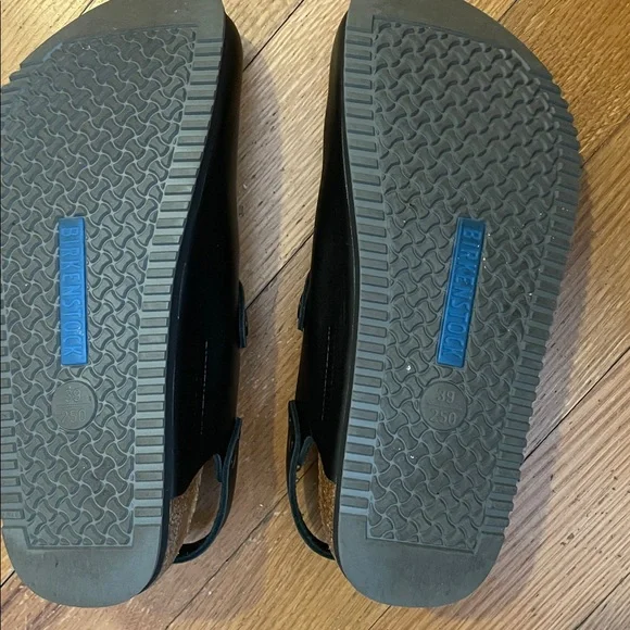 Birkenstock Black Tokio Super Grip sandals 39 like new 8-8.5 - Picture 11 of 13